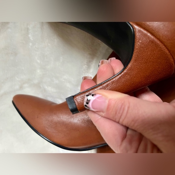 Vagabond Tall Leather Boots Pointed Toe High Heel Brown Size 11 / 41 - Picture 7 of 16